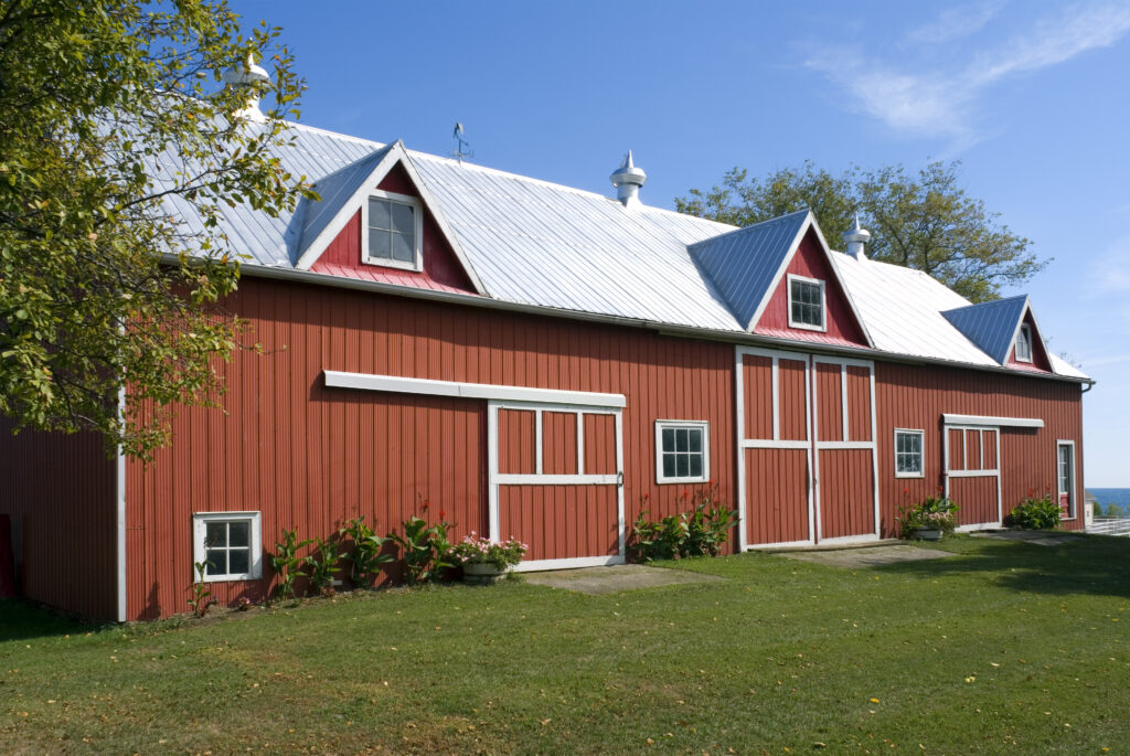 Steel Horse Barn - Metal Horse Barn