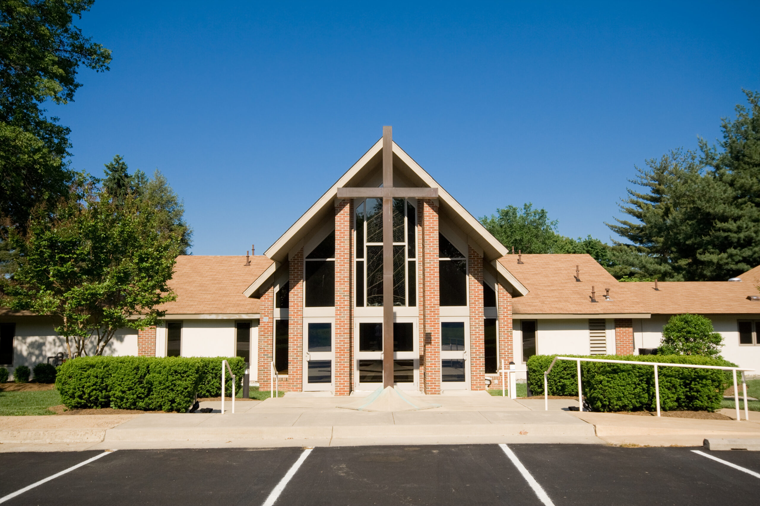 Modern Steel Church Building